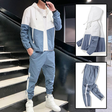 Men Tracksuit Joggers Hooded Sportswear Jackets
