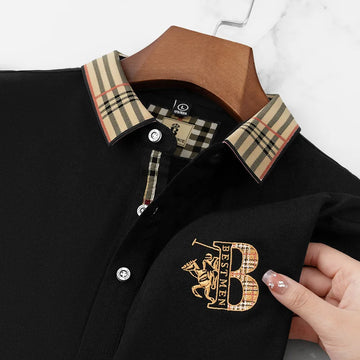 New luxury men's short sleeved summer