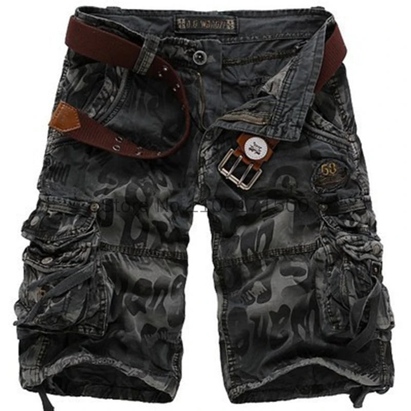 New Loose Pants Multiple Pockets Men's Camouflage