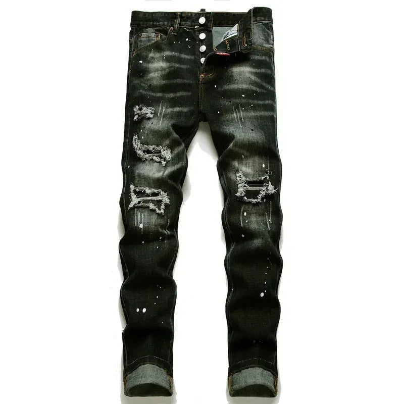 Mens Stretch Skinny Jeans Luxury