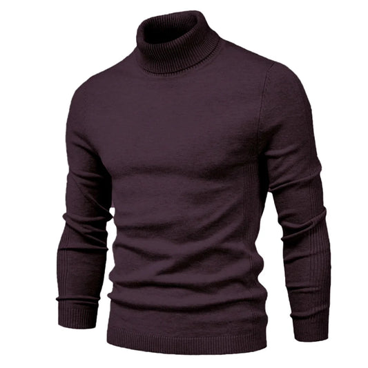 New Winter Men Turtleneck Sweater Casual